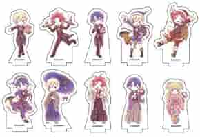 プリパラ　トライアングル　カフェ　じゅのん　A4サイズハードブロマイド まるくじ アイドルランドプリパラ 小吉 描きおろしブロマイド